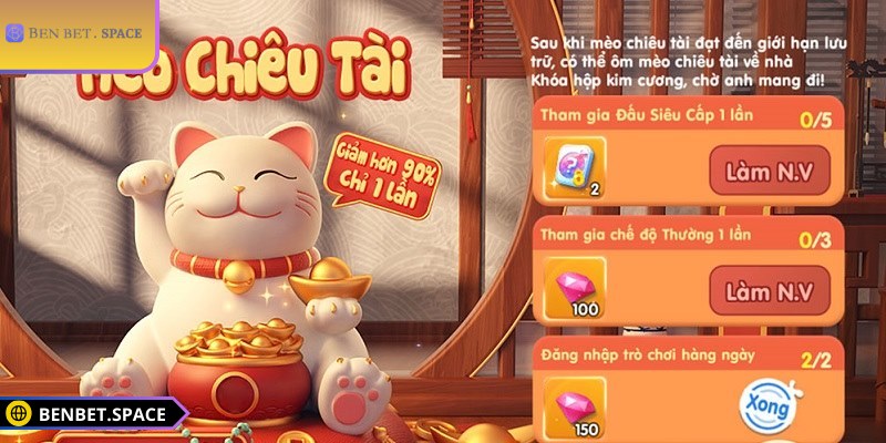 Mèo chiêu tài BENBET: Bí mật may mắn trong sảnh game nổ hũ 1 Sức hút không thể chối từ của mèo chiêu tài BENBET